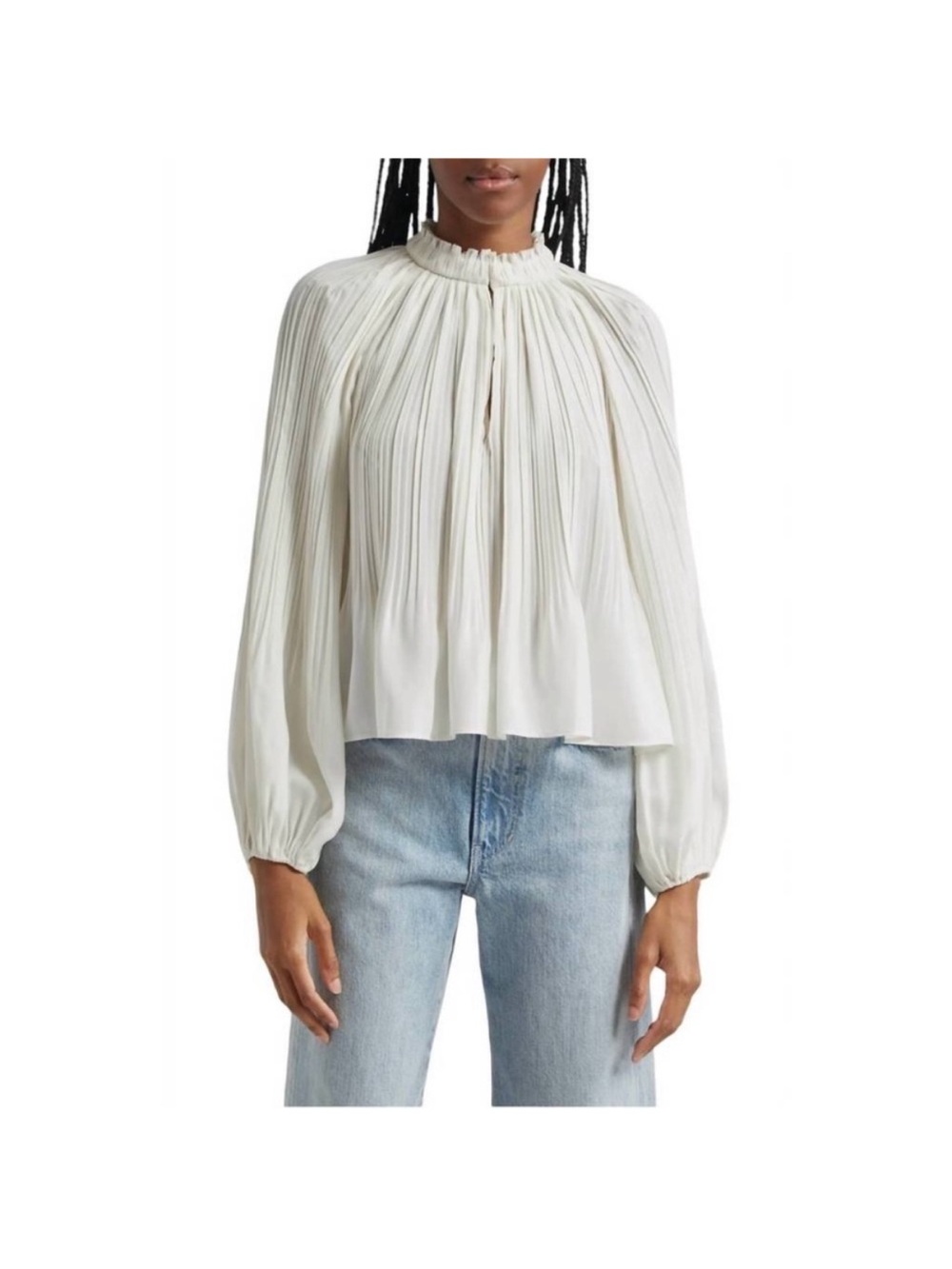 Veronica Beard Women’s Walker Pleated Top